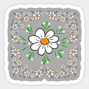 daisy flower blossoms daisies flower pattern bloom Sticker